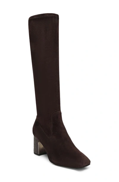 Donald Pliner Cassidy Knee High Boot In Dark Brown