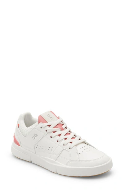 On The Roger Clubhouse Tennis Trainer In White/ Rosewood