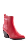 Seychelles Aboard Pointed Toe Bootie In Red