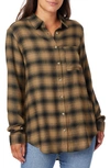 C&c California Kyle Plaid Tunic Shirt In Elmwood