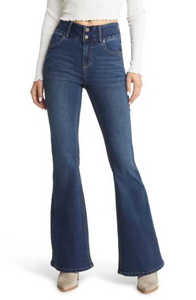 1822 Denim Fit & Lift High Waist Flare Jeans In Oretha