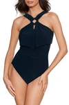 MAGICSUIT MAGICSUIT® HALTER NECK ONE-PIECE SWIMSUIT