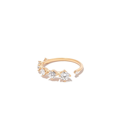 Fernando Jorge 18k Yellow Gold Small Sequence Diamond Band Ring