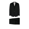Jil Sander Black Single-breasted Wool Suit In Black