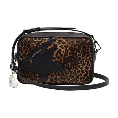 Golden Goose Star Bag In Black Brown Leo