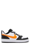 Nike Court Borough Low 2 (little Kid) In White-total Orange-black In White/ Orange