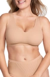 Honeylove V-neck Bra In Sand