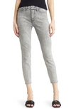 Jen7 By 7 For All Mankind Ankle Skinny Jeans In Stonewash Grey