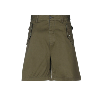 Dsquared2 Cotton Shorts In Green