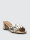 Matisse Gigi Leather Heel In Gold