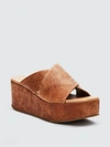 Matisse Holden Leather Wedge In Brown