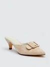 Matisse Layover Suede Mule In White