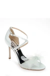 Badgley Mischka Women's Tessica Tulle Bow High Heel Sandals In Soft White