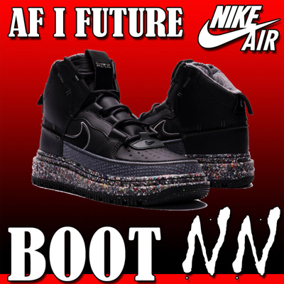 Pre-owned Nike Limited  Men's Air Force 1 High Winter Boot Nn Future Black Grey Crater
