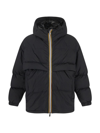 K-way Black Down Jacket In Black