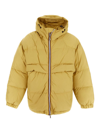 K-way Yellow Down Jacket In Yellow