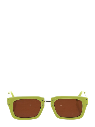 Jacquemus Yellow Sunglasses