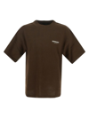 Represent Owners Club Logo Cotton T-shirt In Brown