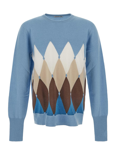 Ballantyne Knit Sweatshirt In Blue