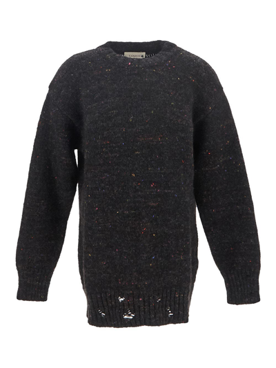 Laneus Knit Sweater In Black
