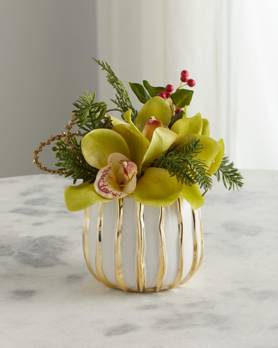 T & C Floral Company Pave Christmas Orchids