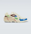 Raf Simons Cyclon-21 Cream Brown Blue In White