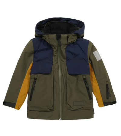 Molo Kids' Alpine Ski Jacket In Forest Block