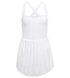 Varley Carina Stretch Tech Tennis Dress In White
