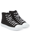 Acne Studios Ballow High-top Sneakers In Black/off White
