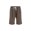 Paolo Pecora Linen Shorts In Brown