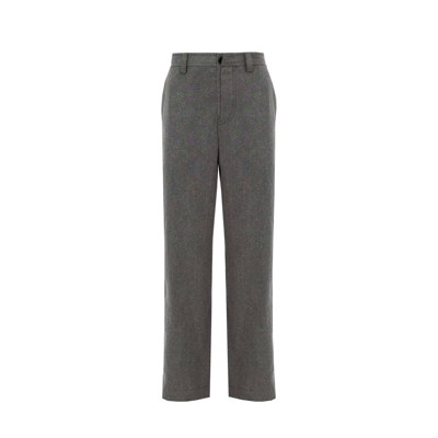 Jacquemus Wide Leg Trousers In Gray