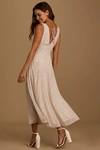 Lulus Your Only Darling Ivory Floral Print Sleeveless Midi Dress In Ivory