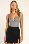 Lulus Greeting The Season Black High-waisted Mini Skirt In Black