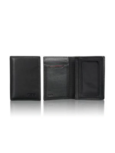 Tumi Rfid Delta Gusseted Card Case Id Wallet In Black