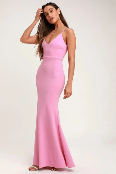 Lulus Infinite Glory Pink Maxi Dress