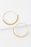 Lulus Sunshine Circle Gold Hoop Earrings In Gold