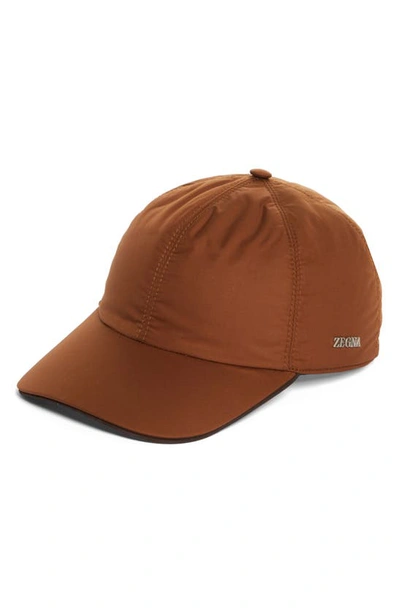 Zegna Zephyr Baseball Cap In Vicuna