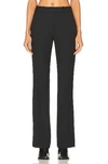 Helmut Lang Womens Leg Zipper Bootcut Leggings In Black