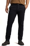 Rowan Raleigh Stretch Cotton Chino Pants In Washed Black