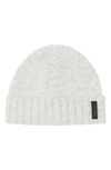 Bruno Magli Men's Rib-cuff Cashmere Beanie Hat In Grey