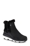 Spyder Crossover 2 Faux Fur Chelsea Boot In Black