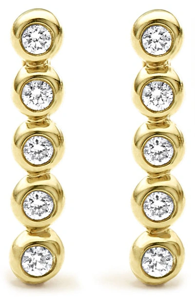 Lagos Ksl Diamond Bar Stud Earrings In Gold Diamond