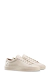 Koio Capri Tonal Leather Low-top Sneakers In Limestone