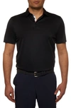 Robert Graham Axelsen Knit Performance Polo In Black