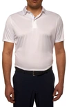 Robert Graham Axelsen Knit Performance Polo In White