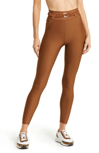 Alo Yoga Airlift Charmer High Waist 7/8 Leggings In Cinnamon Brown |  ModeSens