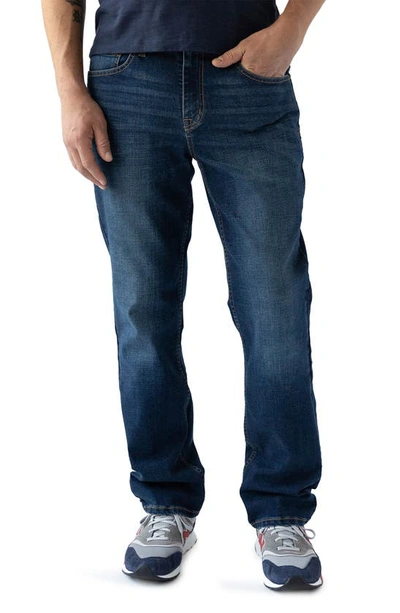 Devil-dog Dungarees Relaxed Fit Performance Stretch Bootcut Jeans In Boone