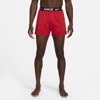 Nike Dri-fit Essential Micro Men's Knit Boxer (3-pack) In Red