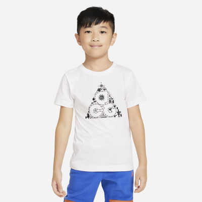 Nike Little Kids' Acg T-shirt In White