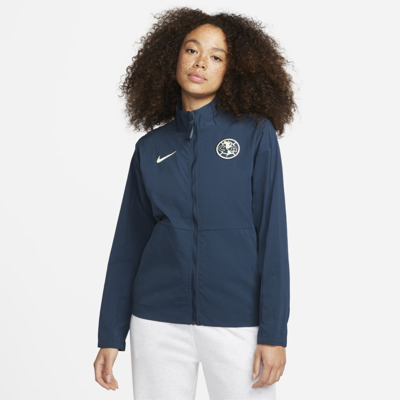 Nike Club Amã©rica  Women's Dri-fit Soccer Jacket In Blue